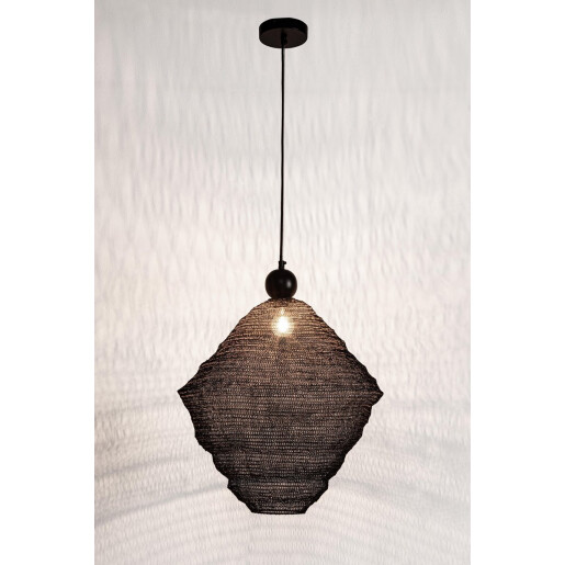 Candelabru metal negru Odissa Ø58x50h