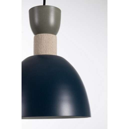 Lustra metal albastru Jabalpur 21x25 cm