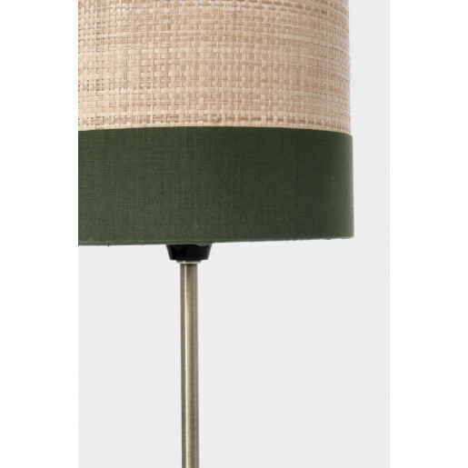 Veioza metal textil multicolor Aylen Ø16,5x39h