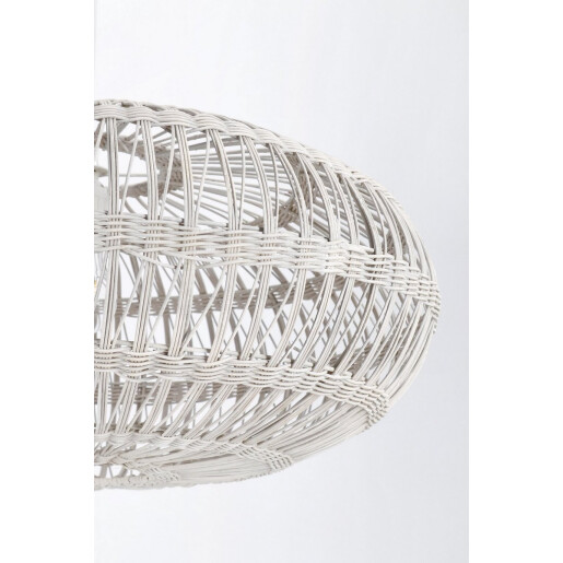 Lustra ratan alb Praia 61x27.5 cm