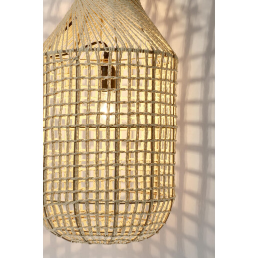 Lustra ratan bej Malabo 30.5x132 cm