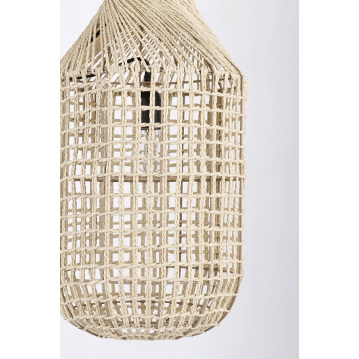 Lustra ratan bej Malabo 30.5x132 cm