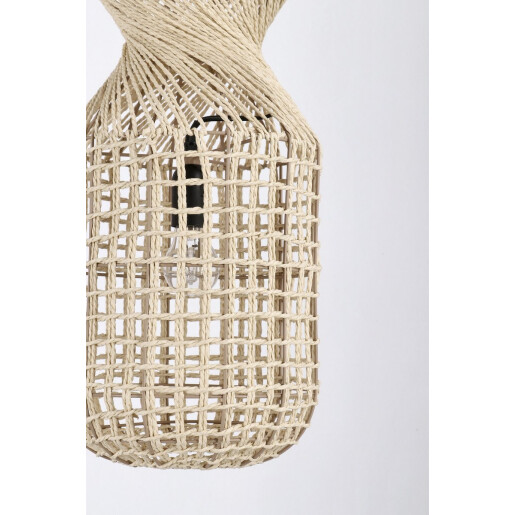 Lustra ratan bej Malabo 25.5x103 cm