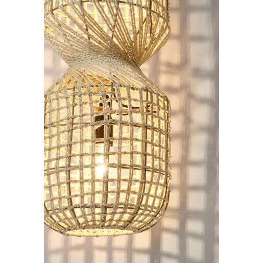 Lustra ratan bej Malabo 25x77.5 cm