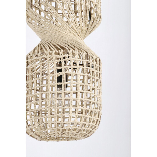 Lustra ratan bej Malabo 25x77.5 cm