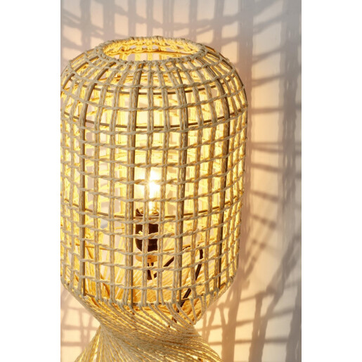 Lampadar ratan bej Malabo 25x104 cm