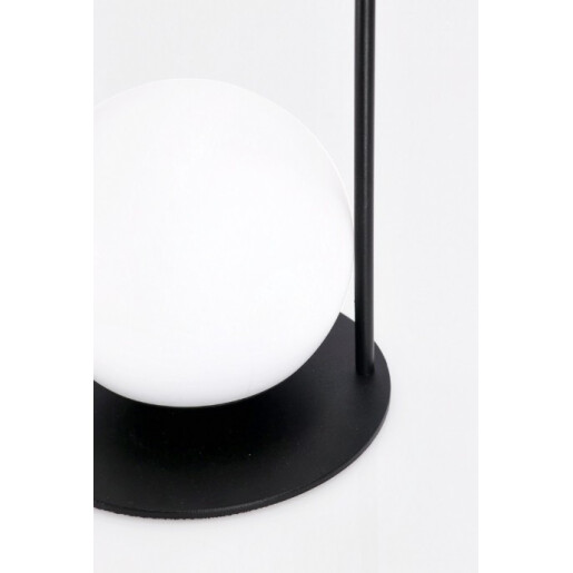 Veioza uz interior, exterior alba neagra Pansy Ø13,5x21h