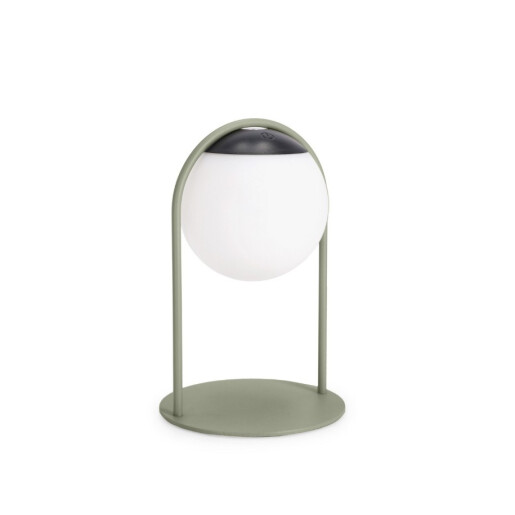 Veioza uz interior, exterior verde neagra PansyØ13,5x21h