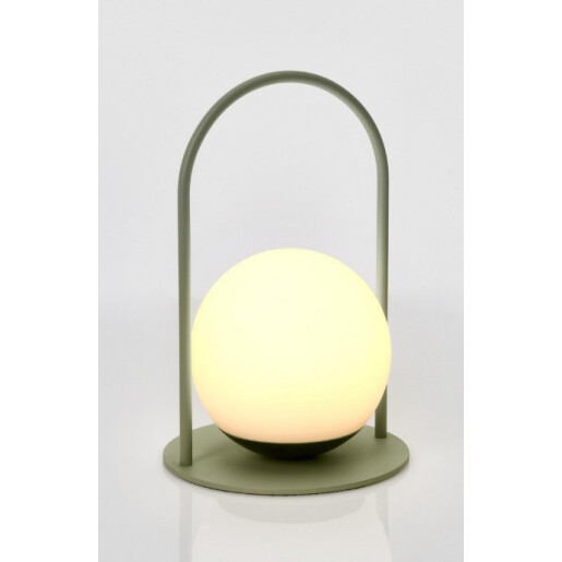 Veioza uz interior, exterior verde neagra PansyØ13,5x21h