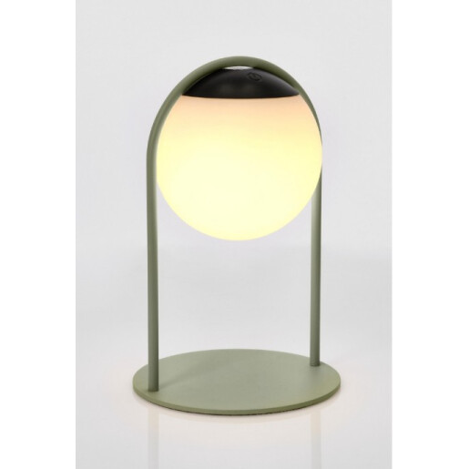 Veioza uz interior, exterior verde neagra PansyØ13,5x21h