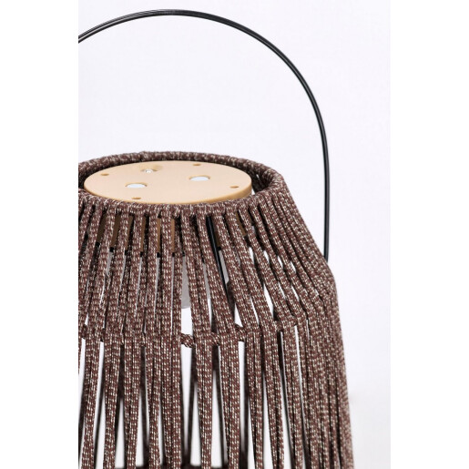 Felinar led otel gri sfoara maro Taiki Ø25,5x33h