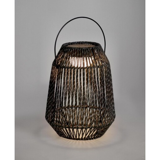 Felinar led otel gri sfoara gri Taiki Ø25,5x33h