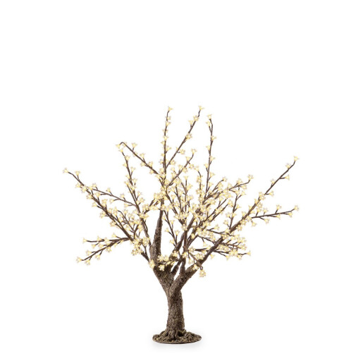 Copac decorativ fibra sticla 336 leduri Ø100x120h