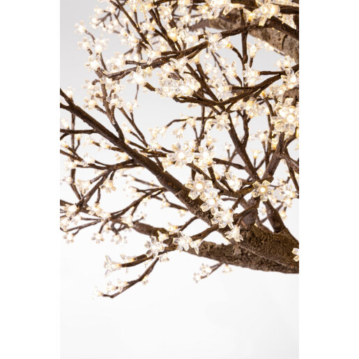 Copac decorativ fibra sticla 2120 leduri Ø260x280h