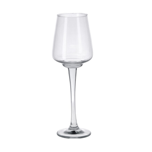 Suport lumanare sticla transparenta 11,5 x 35 cm