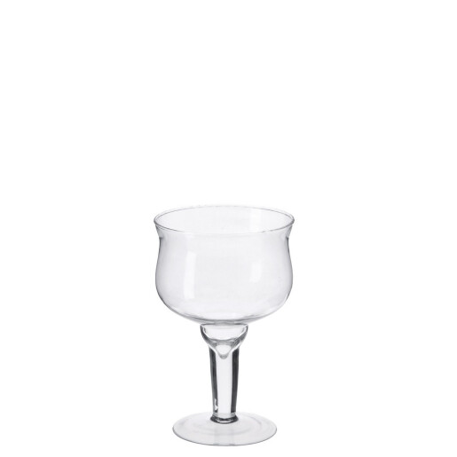 Vaza flori sticla transparenta  15,5 x 24 cm