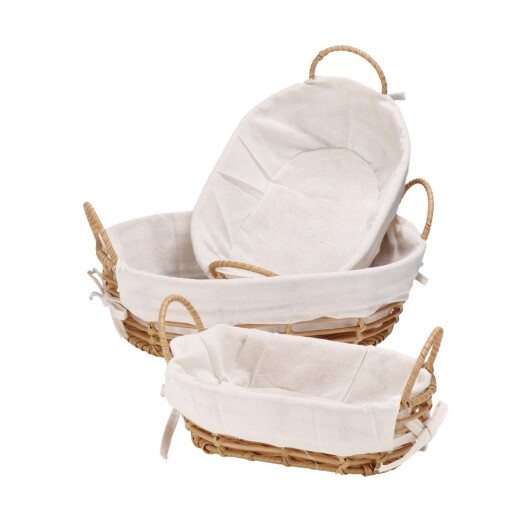 Set 3 cosuri depozitare 26,5 x 15,5 x 8,  32,5 x 20,5 x 9,5, 38,5 x 25,5 x 10,5 cm