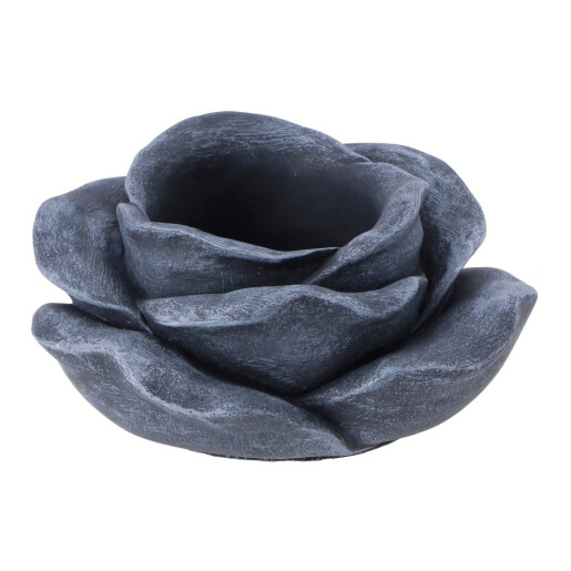Ghiveci flori beton albastru 22 x 10 cm