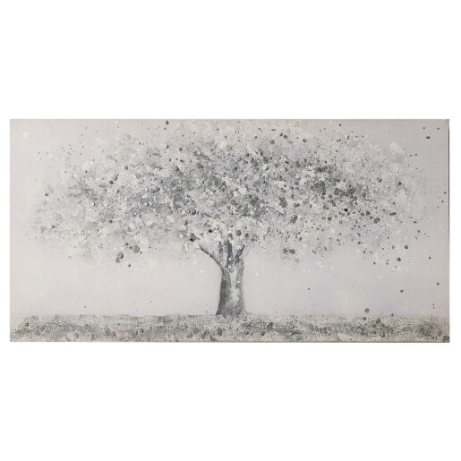 Tablou decorativ olegrafie pe panza Copac 60 x 120 cm