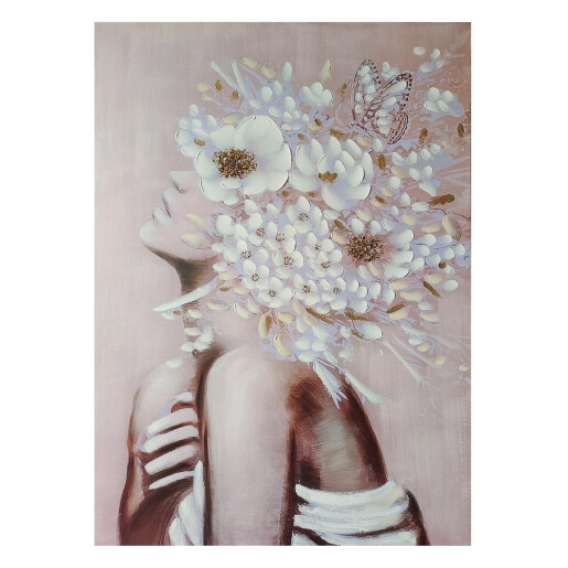 Tablou decorativ olegrafie pe panza Women II 50 x 70 cm