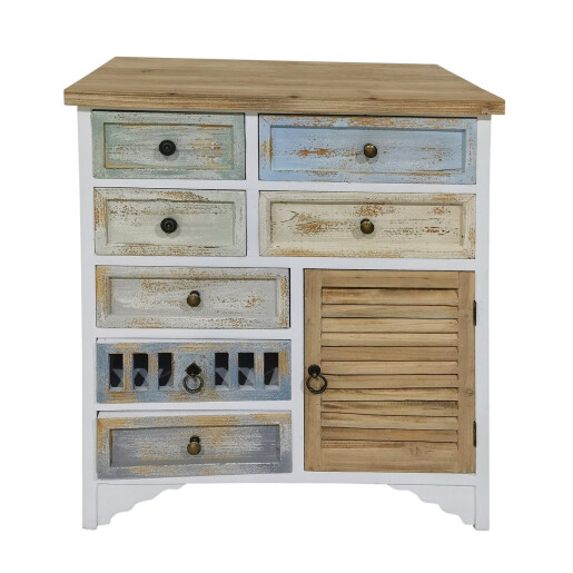 Comoda lemn multicolor 75 x 36 x 82 cm