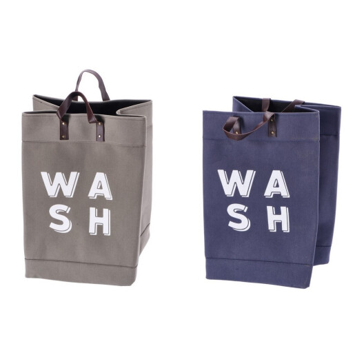 Set 2 cosuri rufe, depozitare panza multicolora 41 x 35 x 56 cm