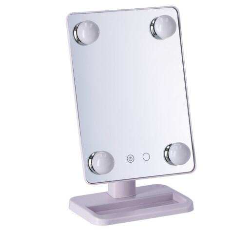 Oglinda de masa cu iluminare led 18,5 x 12,5 x 31 cm