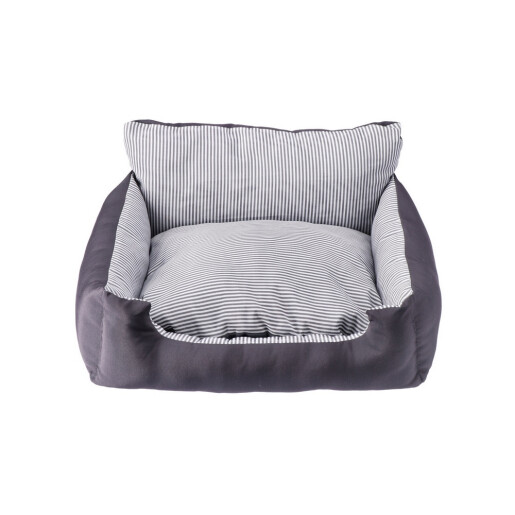 Culcus animale textil gri alb 50 x 40 x 27 cm