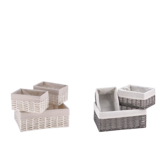Set 6 cosuri depozitare 26 x 17 x 13 cm, 40 x 30 x 15 cm