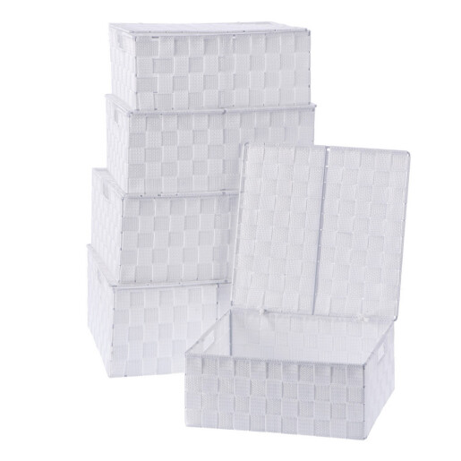Set 20 cutii depozitare 28 x 28 x 12, 30 x 30 x 13, 32 x 32 x 14, 34 x 34 x 15, 36 x 36 x 16 cm