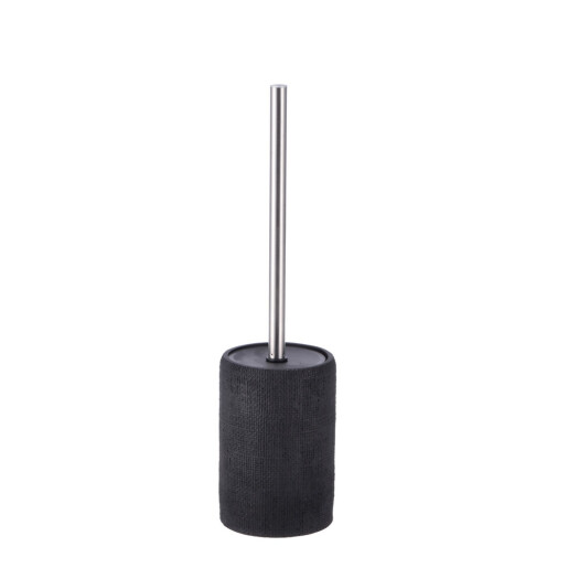 Perie toaleta otel polirasina neagra 9,5 x 41,5 cm