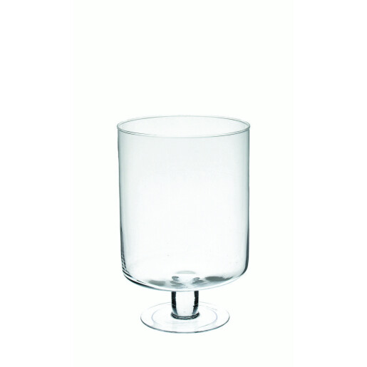 Vaza flori sticla transparenta 19 x 29 cm