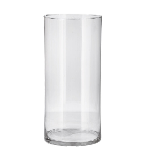 Vaza flori sticla transparenta 19 x 40 cm