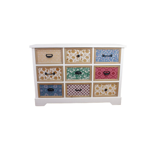 Comoda lemn multicolor  110 x 34 x 76 cm