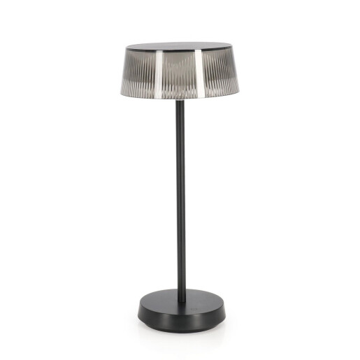 Veioza cu led otel negru Caral Ø15,4x36,5h