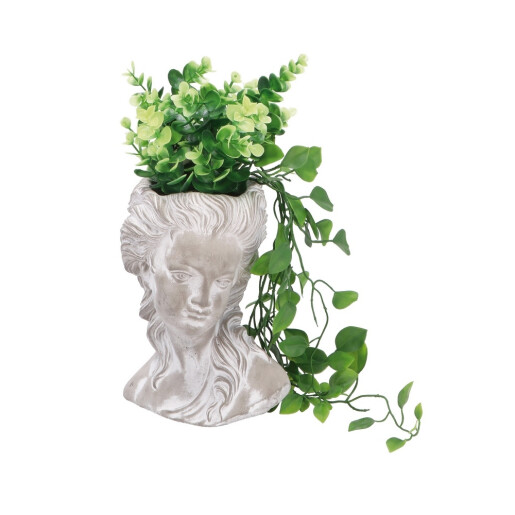 Plante artificiale verzi in ghiveci 18 x 14 x 34 cm