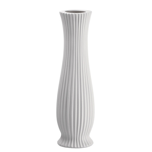 Vaza flori ceramica alba Tribeca 13,5 x 46 cm