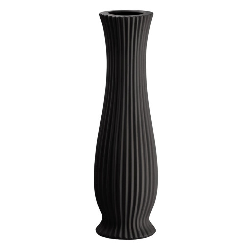Vaza flori ceramica neagra Tribeca 13,5 x 46 cm