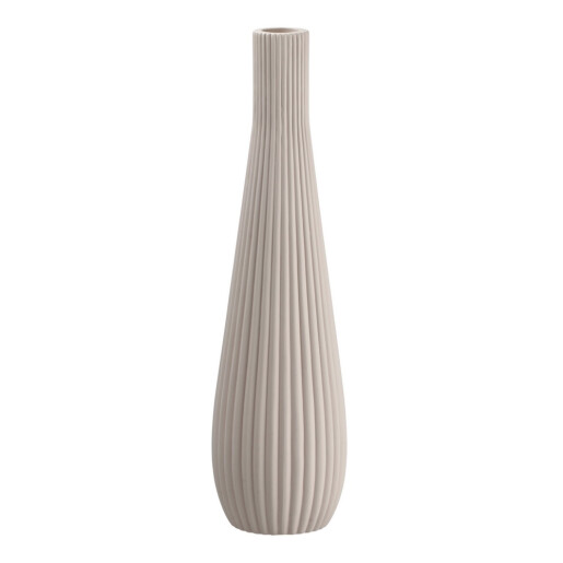 Vaza flori ceramica bej Tribeca  19 x 76 cm
