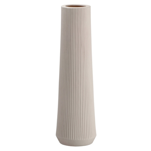 Vaza flori ceramica bej Tribeca  14,5 x 48,5 cm