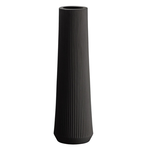 Vaza flori ceramica neagra Tribeca 14,5 x 48,5 cm