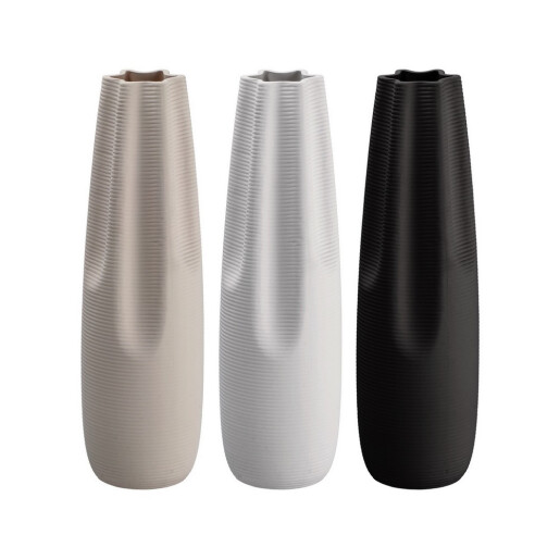 Set 3 vaze flori ceramica multicolora Tribeca 13,5 x 45 cm