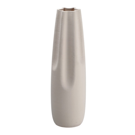 Vaza flori ceramica bej Tribeca 13,5 x 45 cm