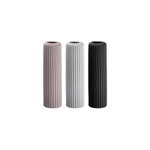 Set 3 vaze flori ceramica multicolora Tribeca  13,5 x 45 cm