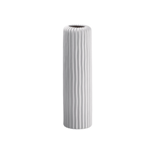 Vaza flori ceramica alba Tribeca 16.5 x 58 cm