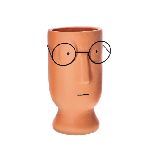 Ghiveci flori piatra maro Face 12,5 x 24 cm