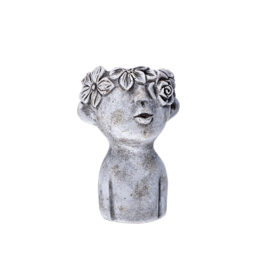 Ghiveci flori piatra Head 17 x 16,5 x 24,5 cm