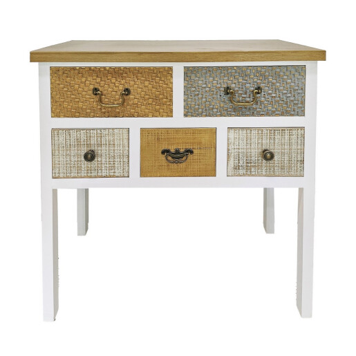 Comoda lemn multicolor 77,5 x 36 x 77 cm