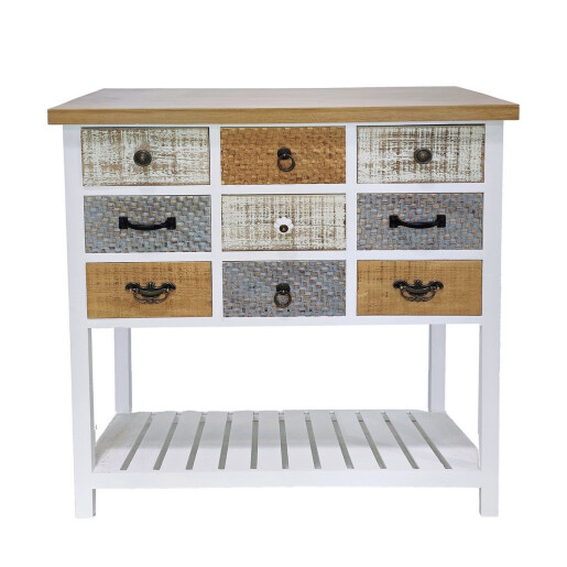 Comoda lemn multicolor 80 x 32 x 82 cm