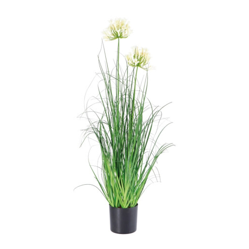 Flori artificiale in ghiveci verzi galbene 12,5 x 90 cm